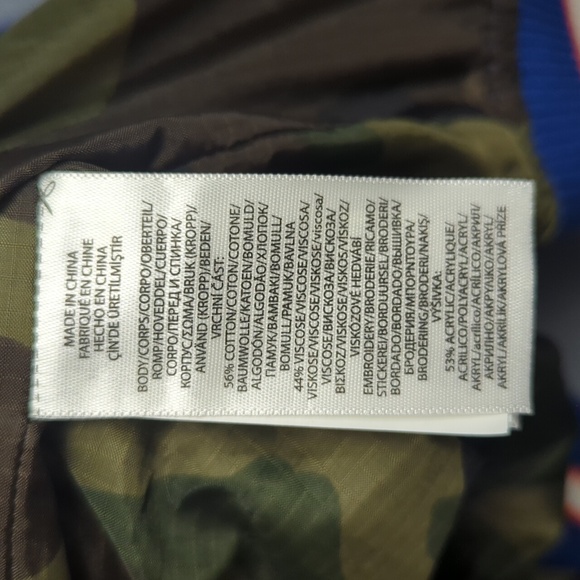 Polo Ralph Lauren Jacket Men's L Blue Satin Ralph's Tigers Varsity Letterman P - Picture 12 of 15